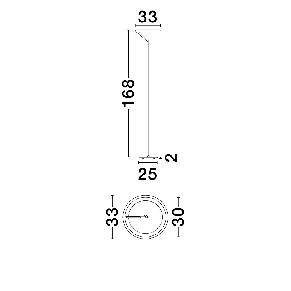 Lampadaire Tilia noir Lyora 5212017471628
