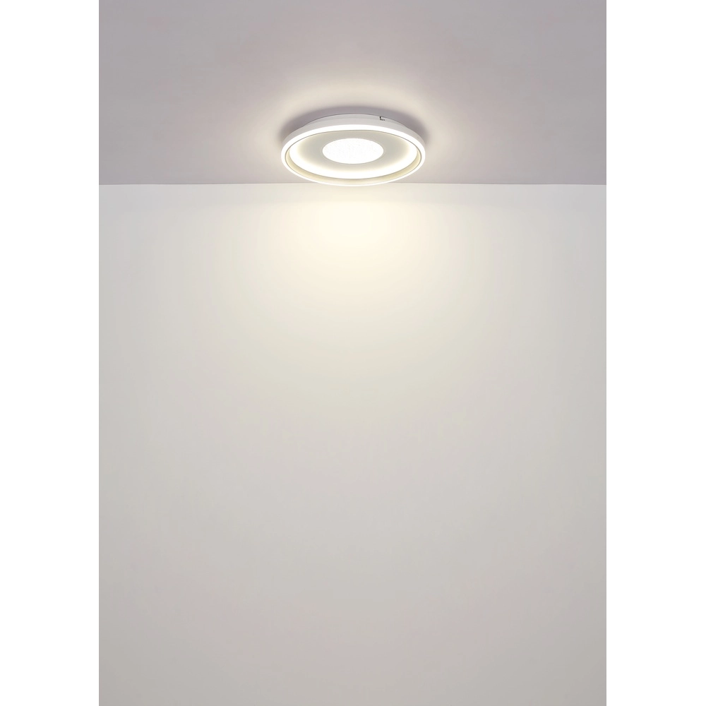 Lampe de plafond Eila Ø 48cm blanc Globo 9007371516407