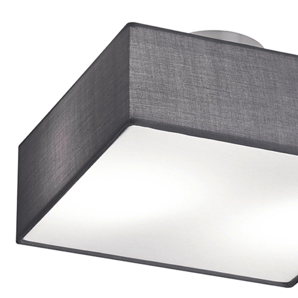 Lampe de plafond Embassy 30cm gris Trio 4017807294088