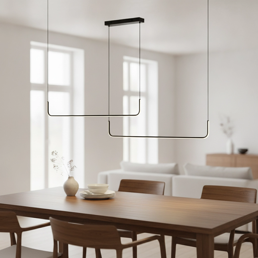 Suspension élégante Strita Double noir