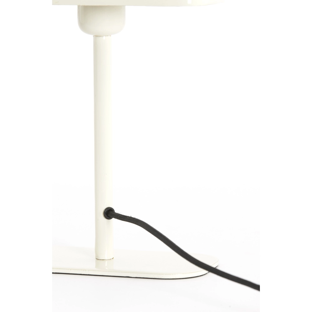 Lampe de chevet Elenie 20x10cm - crème brillante Light & Living 8717807818715