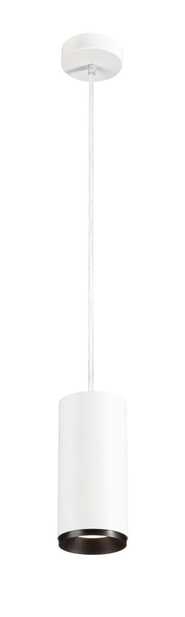 Lampe suspendue Numinos L blanc/noir 4000K - 60 deg
