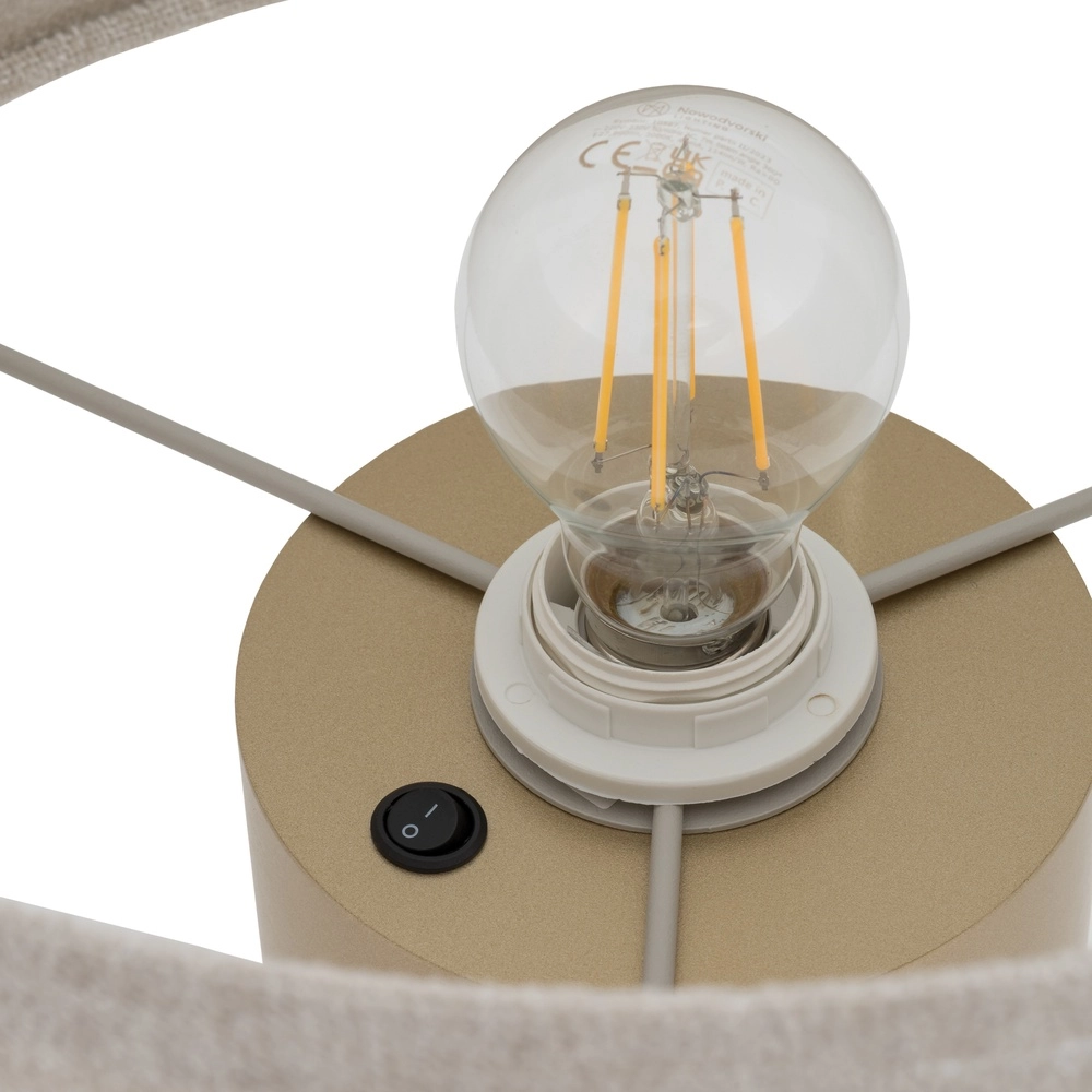 Lampe de table Santana Crème 35cm Lyora 5903139122061