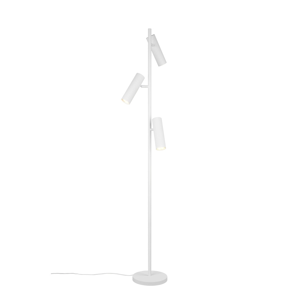 Lampadaire design Soka blanc