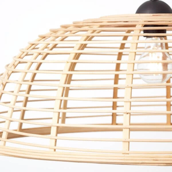 Lampe à suspension Crosstown Rotin Brilliant 4004353379833