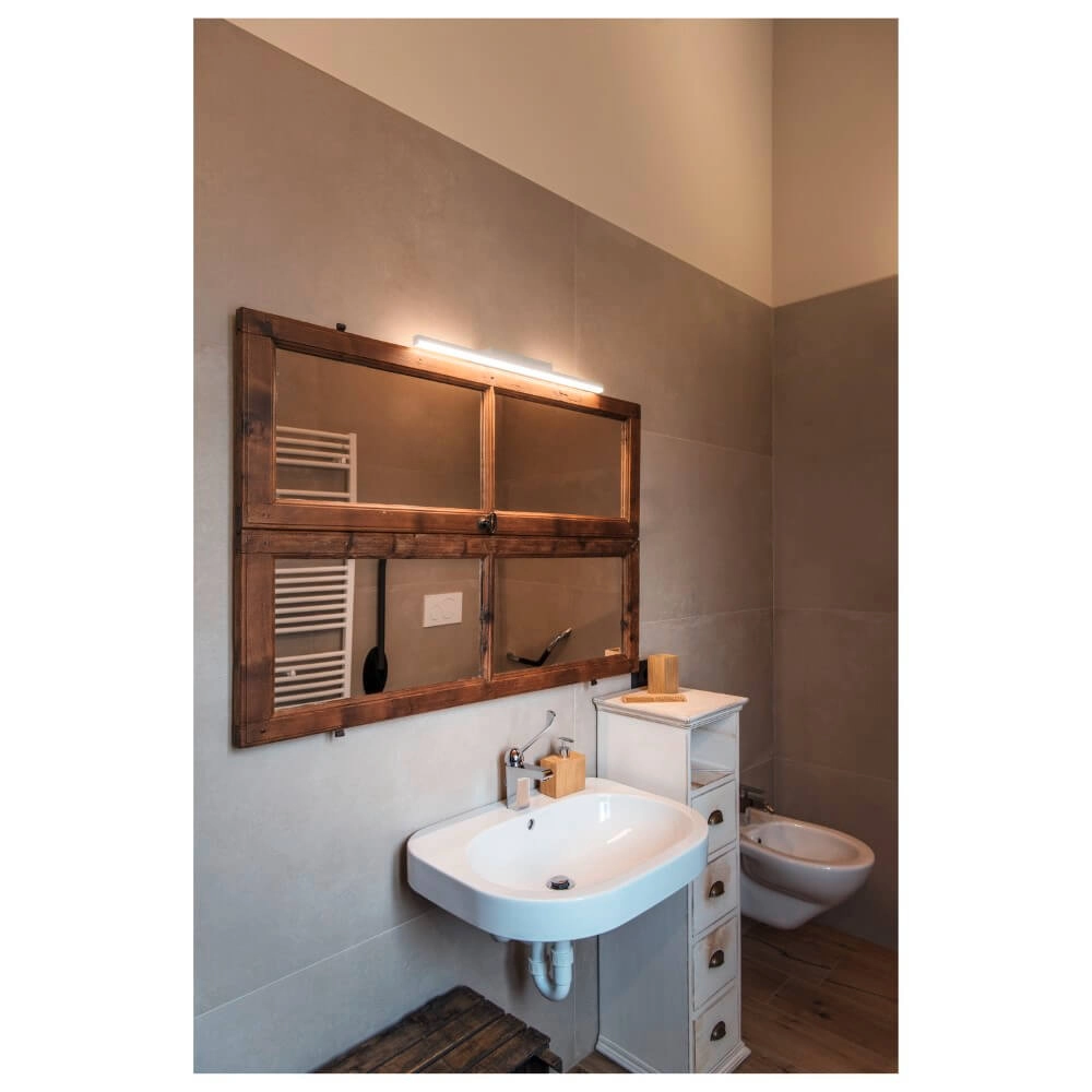 Éclairage de miroir à LED Glenos II blanc SLV 4024163236591