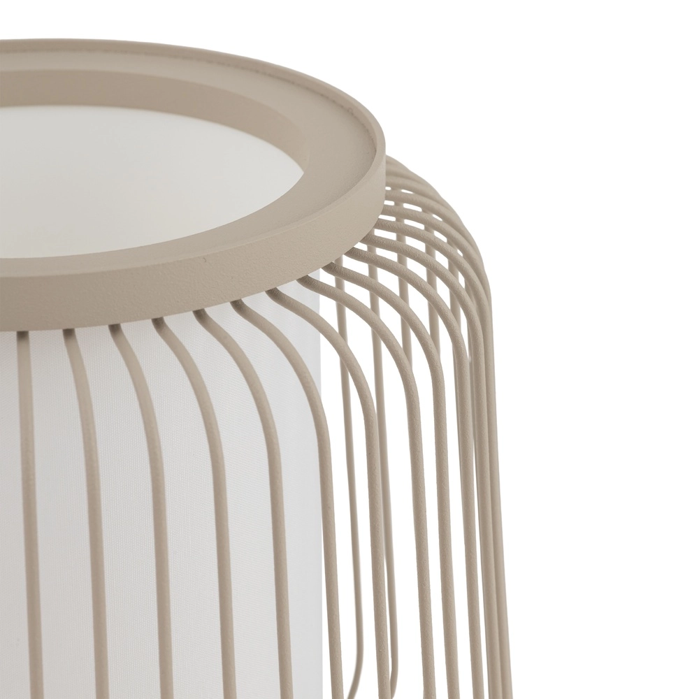 Lampe de table Nome Ø 18 cm brun sable Lyora 5903139122528