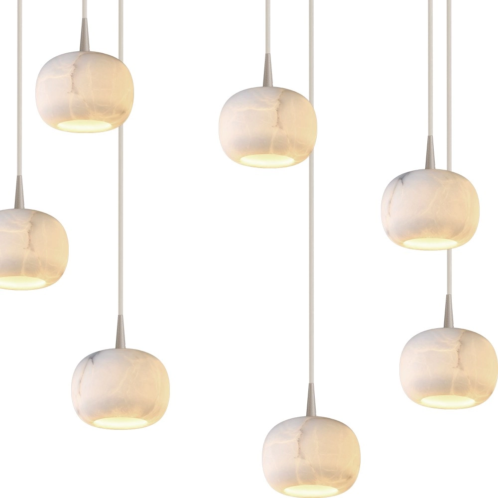 Lampe pendante de conception Alta Terra beige clair à 7 Masterlight 8718121438306