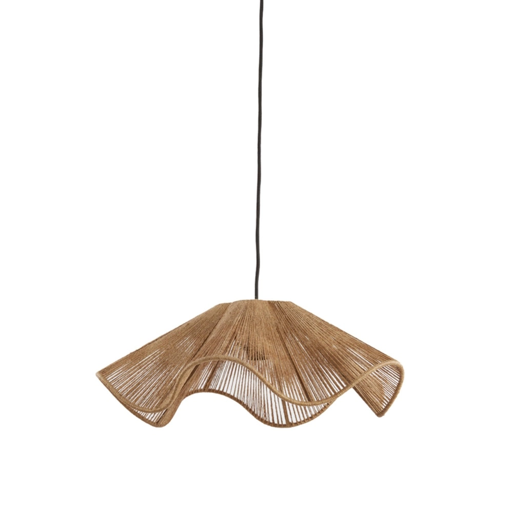 Lampe pendante en rotin Fodara Ø 48 cm marron