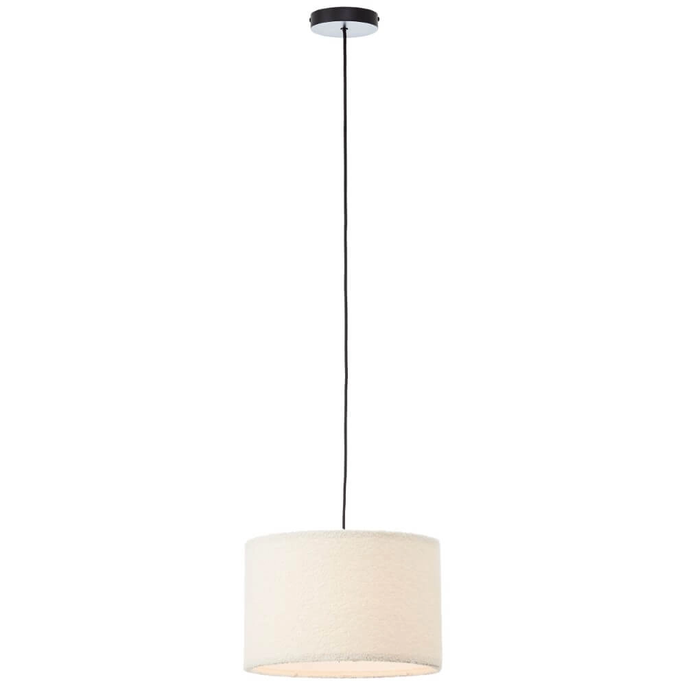 Lampe à suspension crème Teddy Ø 35 cm Brilliant 4004353447266