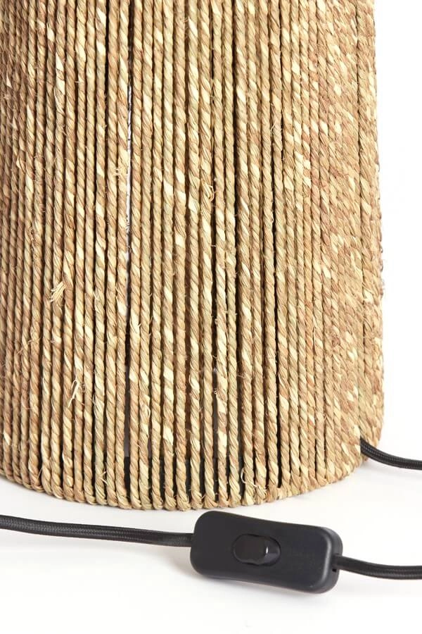 Lampe de table Japandi Pitino marron Ø 31,5cm Light & Living 8717807699949