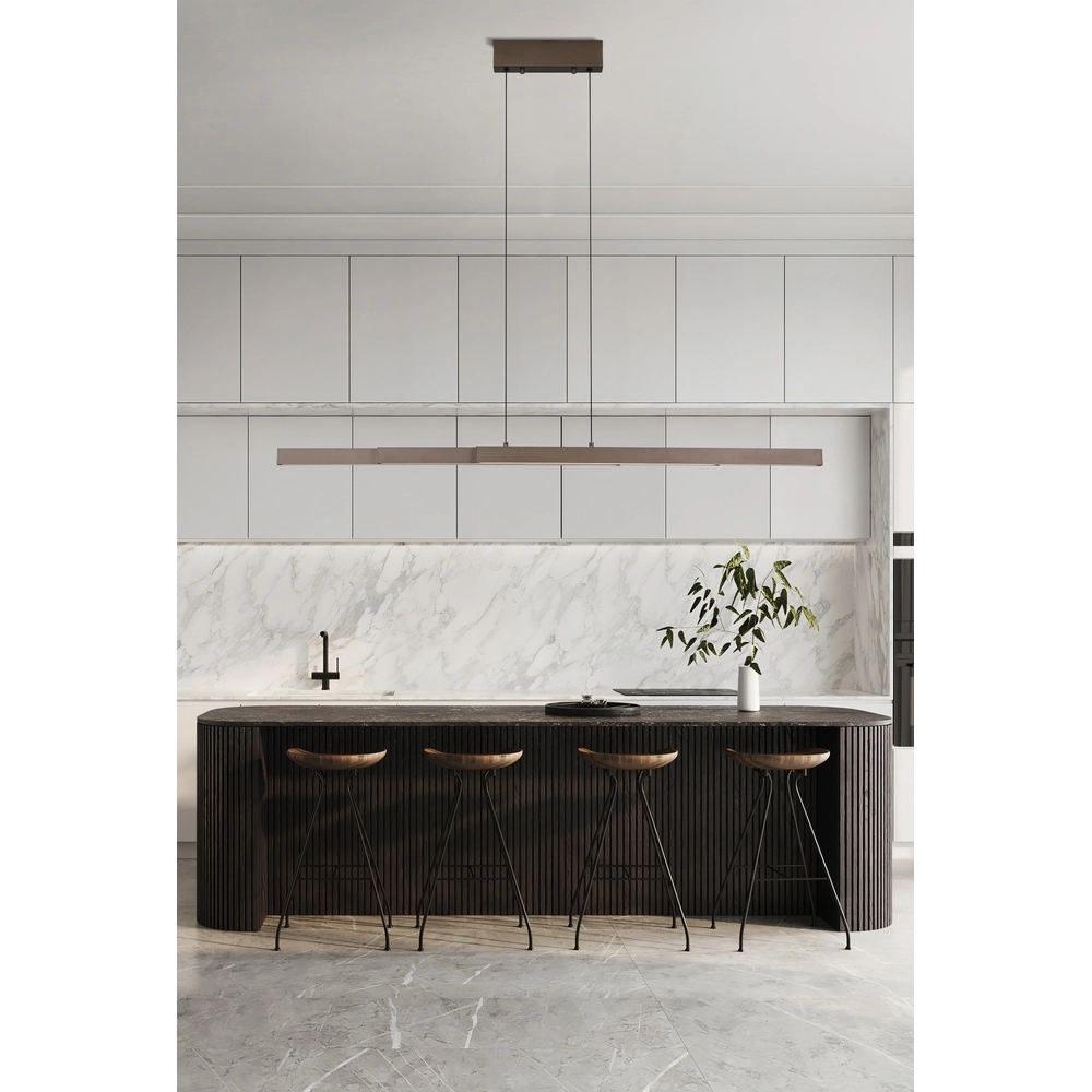 Suspension Linear Marron ajustable Searchlight 5053423301921