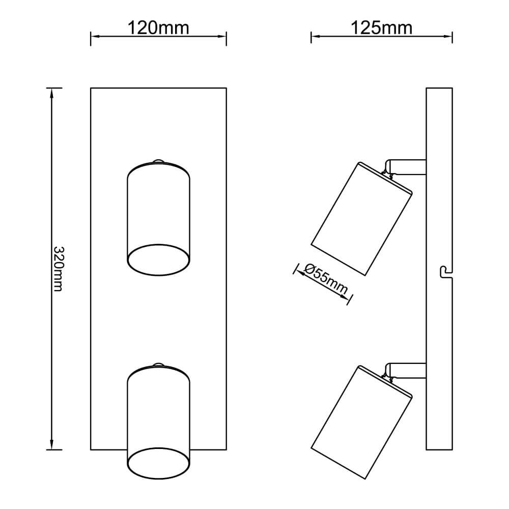 Spot double plafond Jello Brilliant 4004353409370