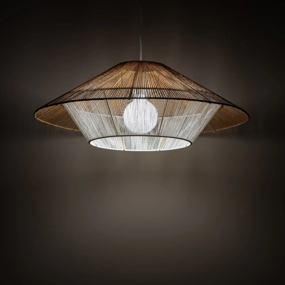 Suspension en rotin Japandi M Ø 60cm Lyora 5903139111577