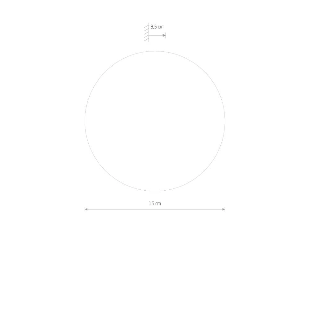 Applique dorée Ring Led Wood S Lyora 5903139102803