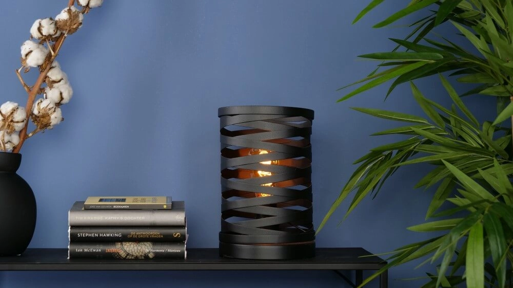 Lampe de table noire Cremella Eglo 9002759995065