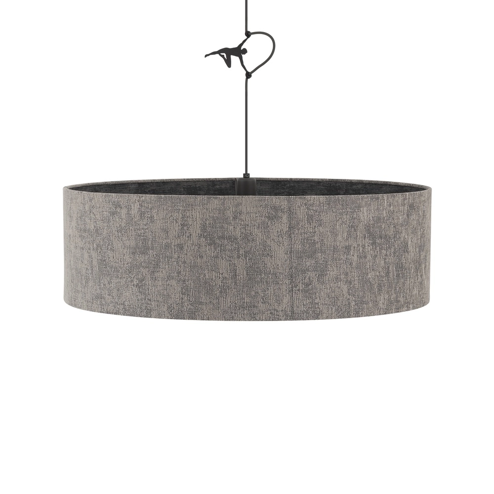 Lampe suspendue Lago gris Ø 65cm Lyora 5903139116756
