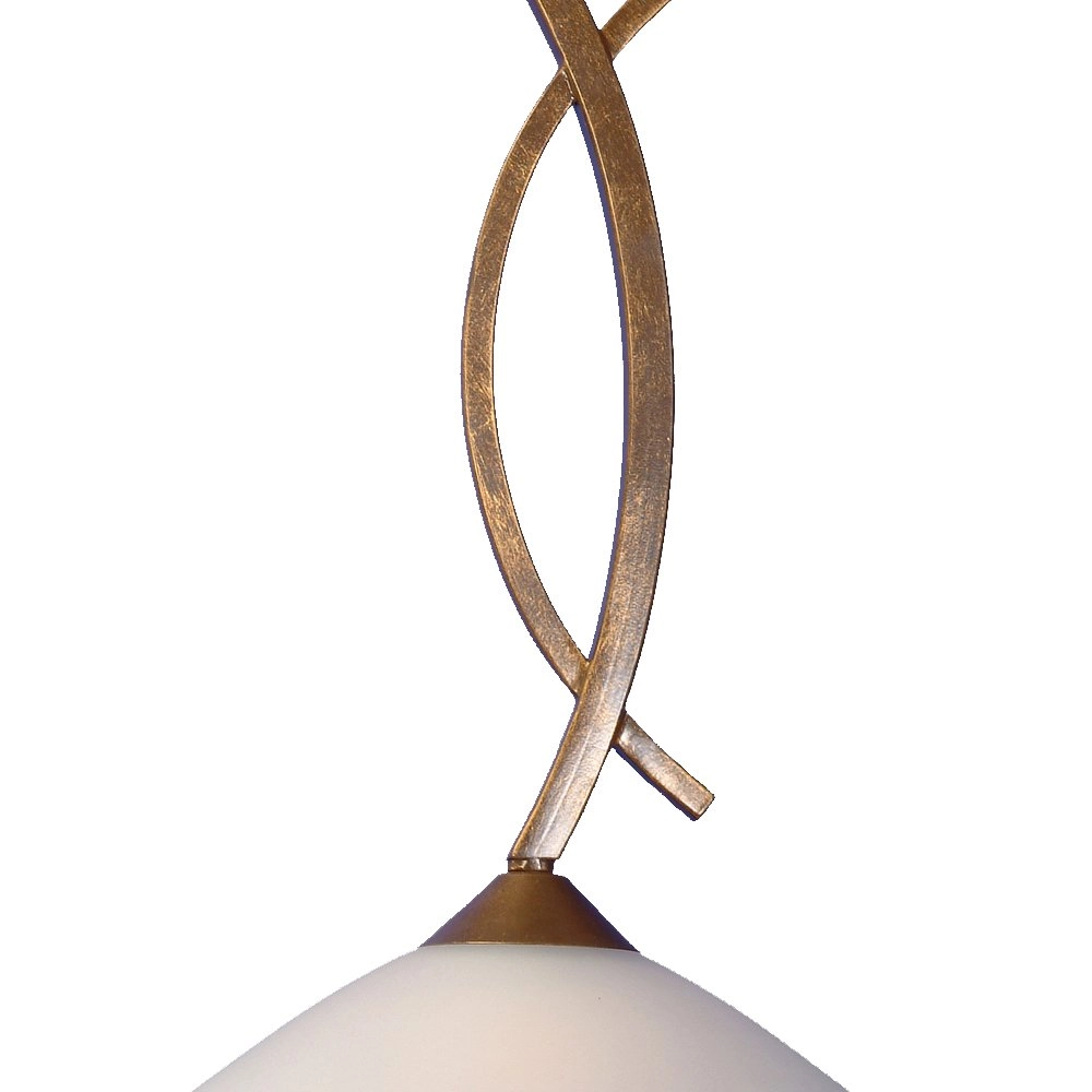 Lampe à suspension Verona 1 brun bronze Masterlight 8718121005300