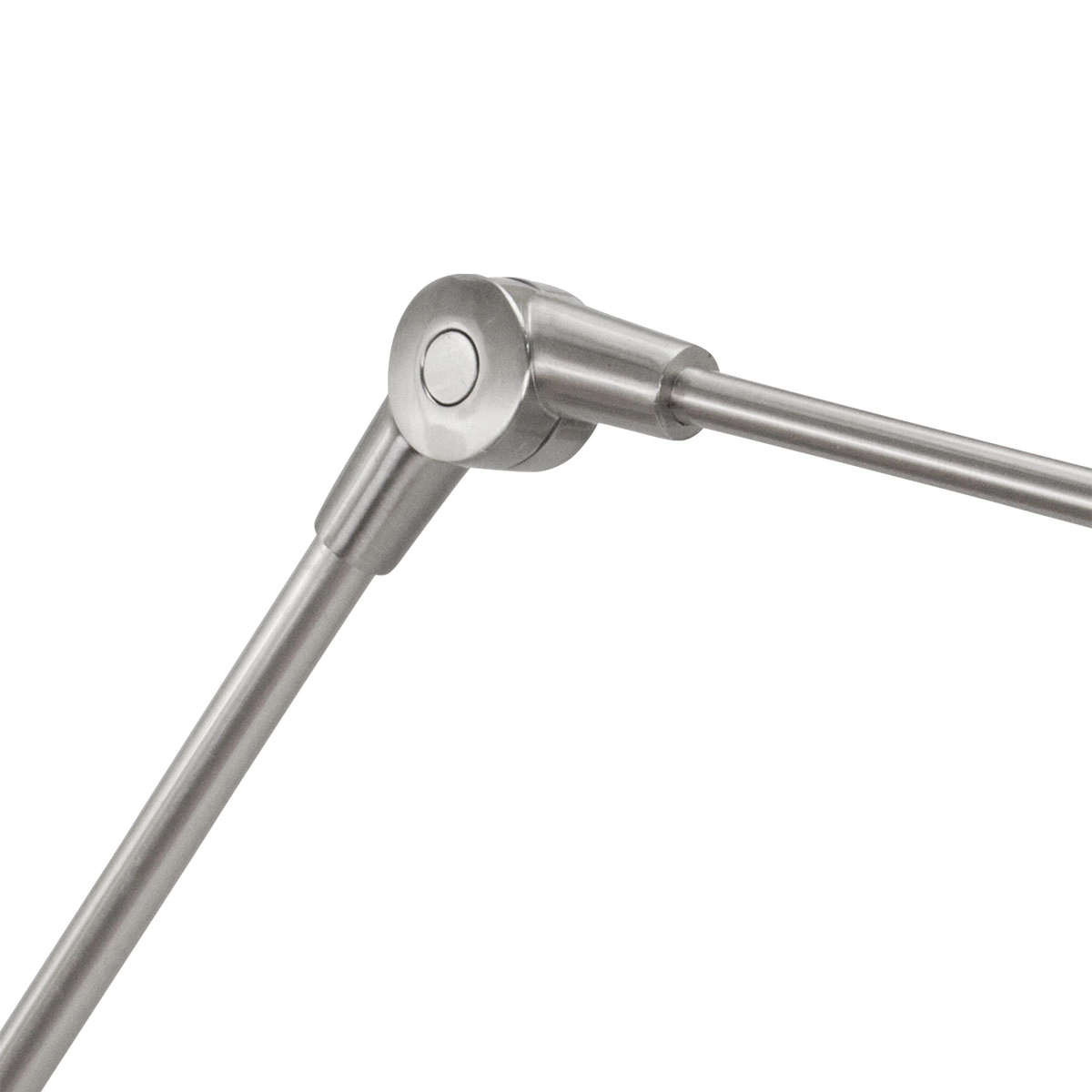 Lampe de lecture murale Prestige Chic Acier inoxydable avec abat-jour en lin blanc de 30 cm Steinhauer 8712746145786