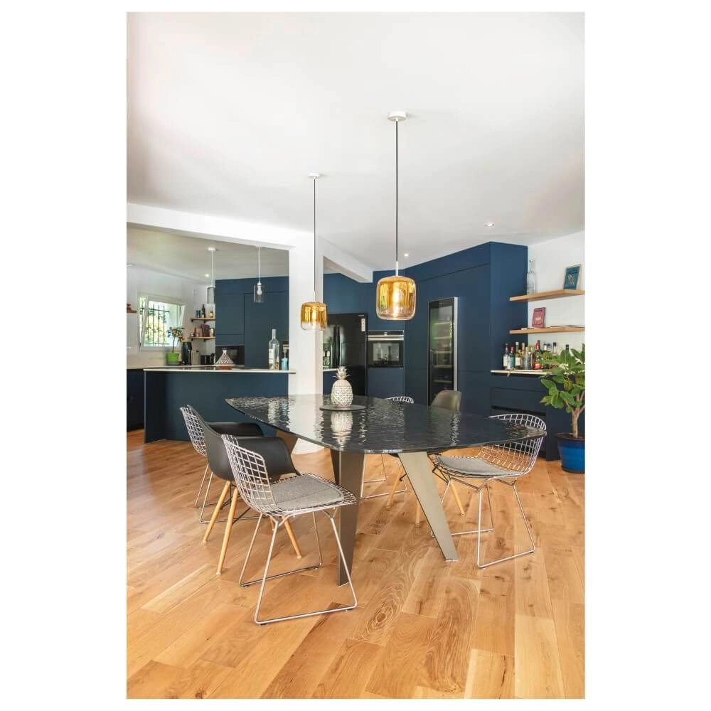 Suspension en verre Pantilo verre doré - Ø20cm SLV 4024163266451