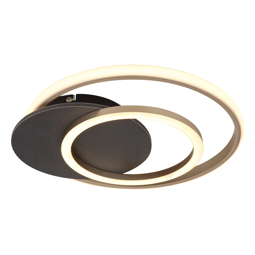 Lampe de plafond à design Julio gris