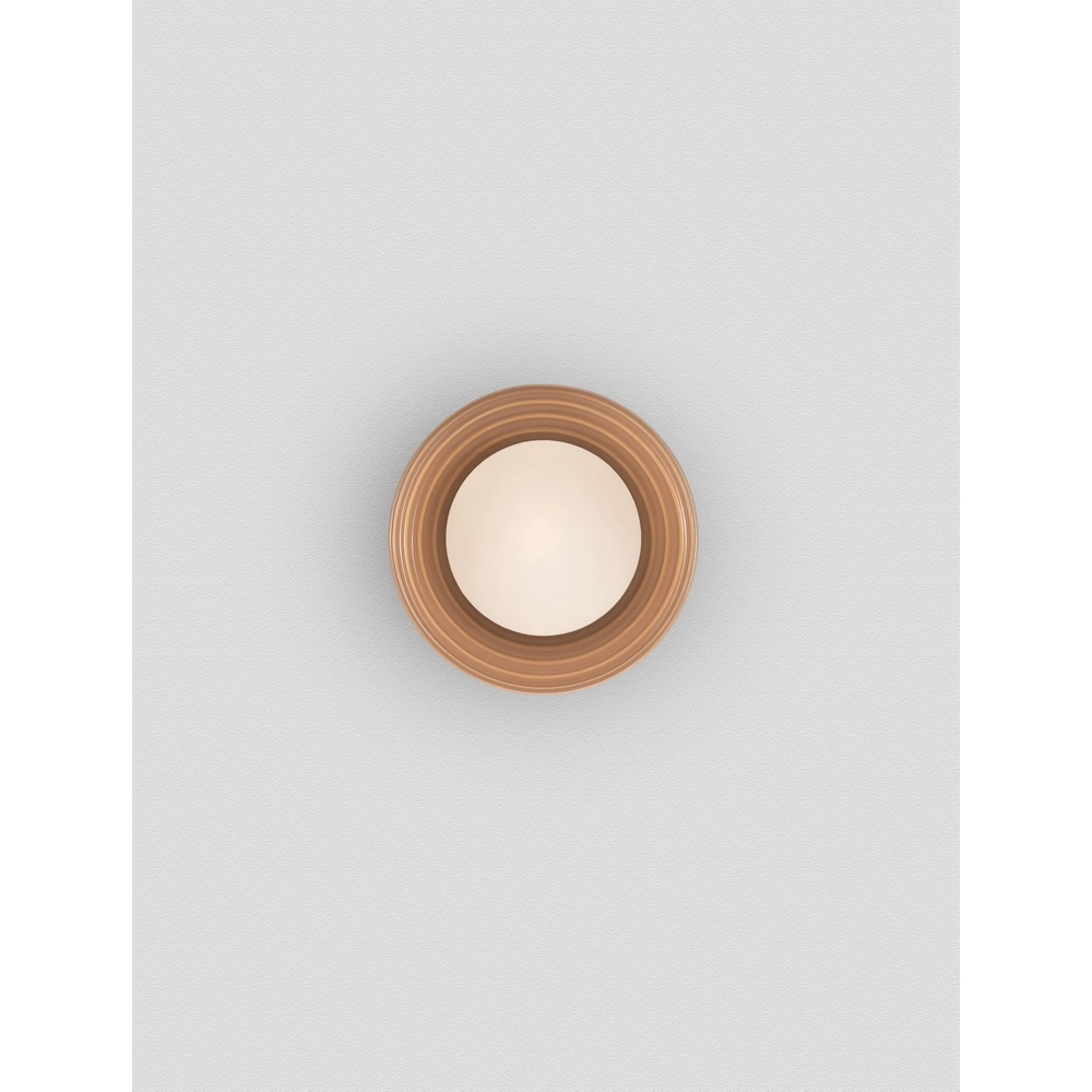 Applique murale Orbique caramel Ø 16cm Lyora 5212017483935