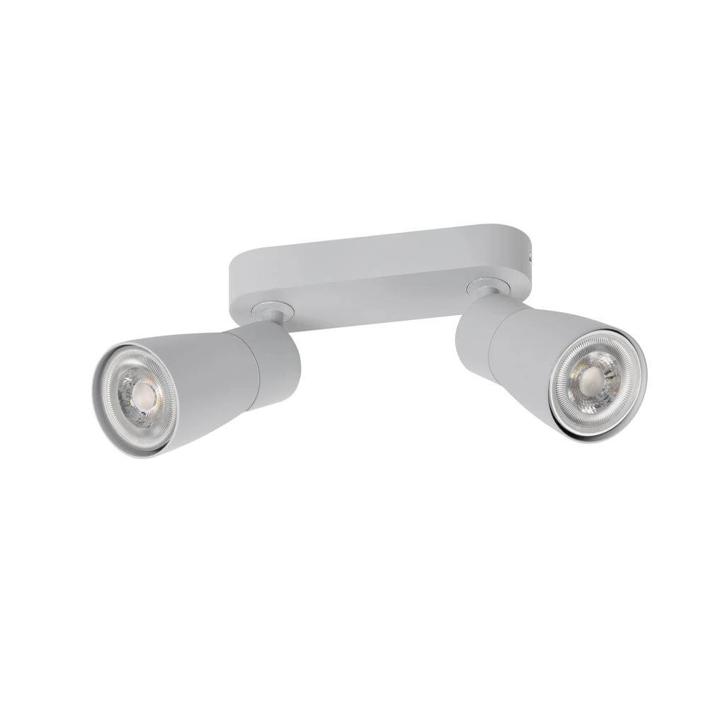 Spot double Puri 2.0 Dome gris SLV 4024163293549