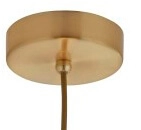 Lampe suspendue en verre blanc Avalon Searchlight 5053423125169
