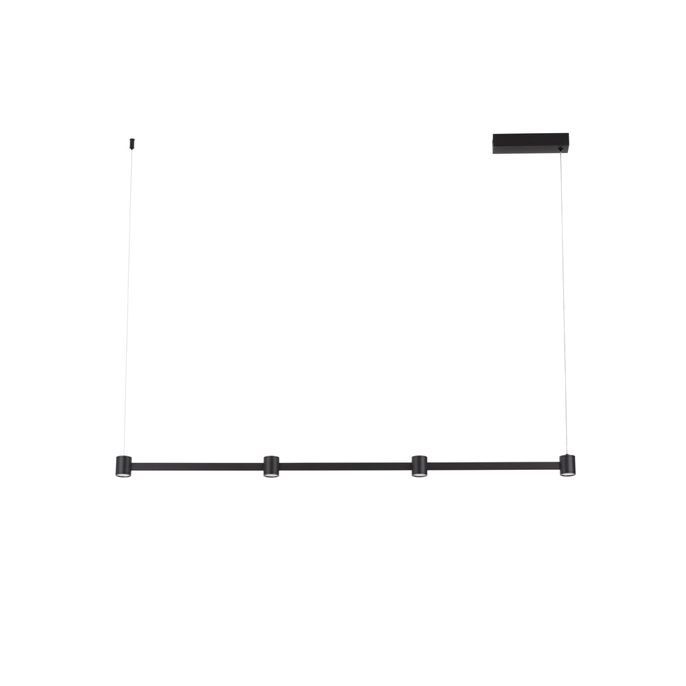 Suspension design Puize 4 lumières noir Lyora 5212017448583