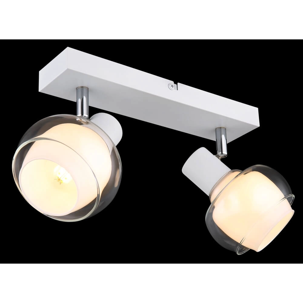 Plafonnier blanc Tokki 2 lumières Globo 9007371446049