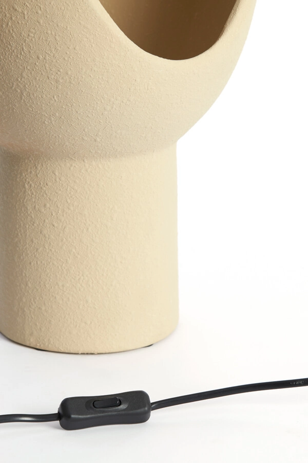 Lampe de table Monk crème 46cm Light & Living 8717807706319