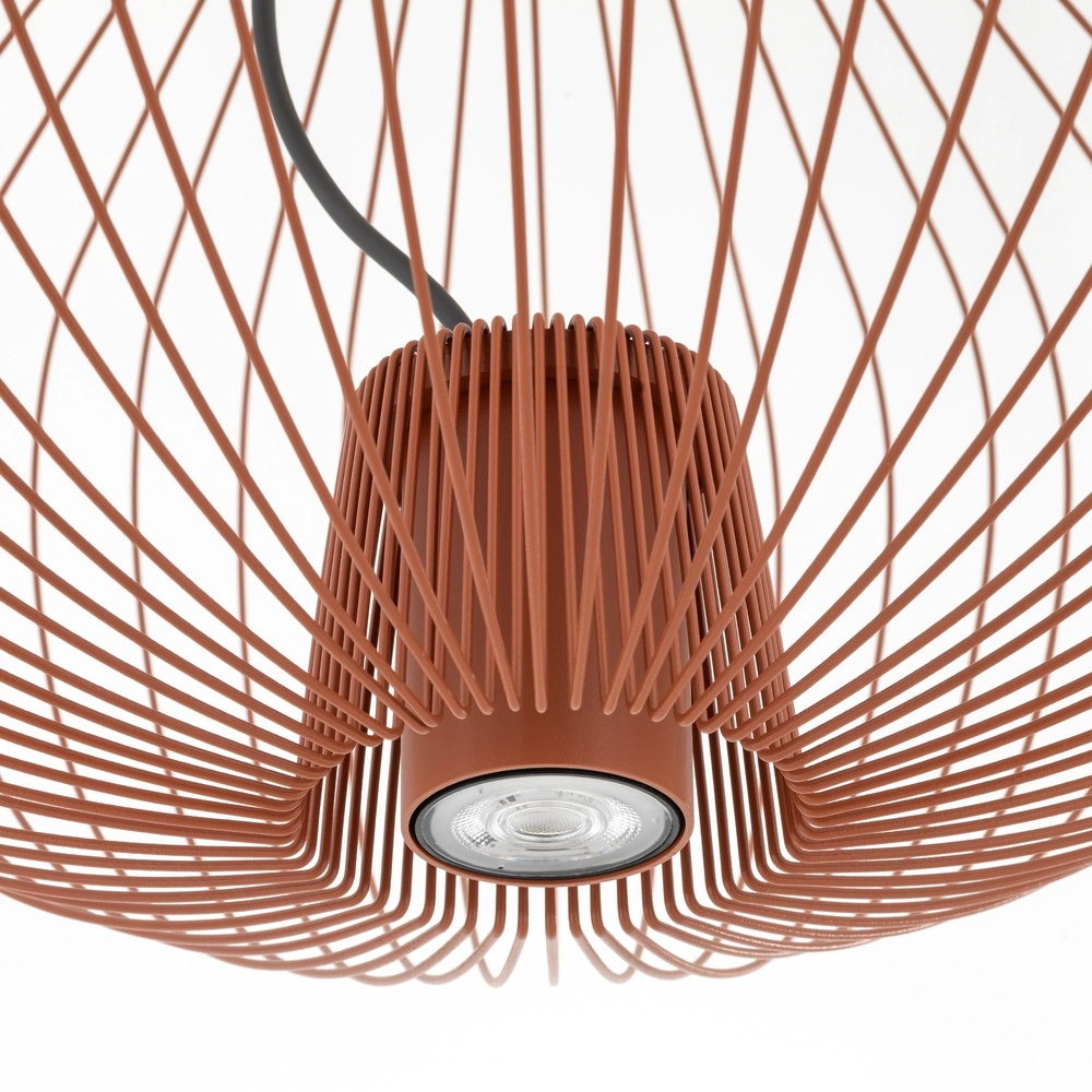 Lampe cage Pumpkin terre cuite Ø 54,5 cm Lyora 5903139114950