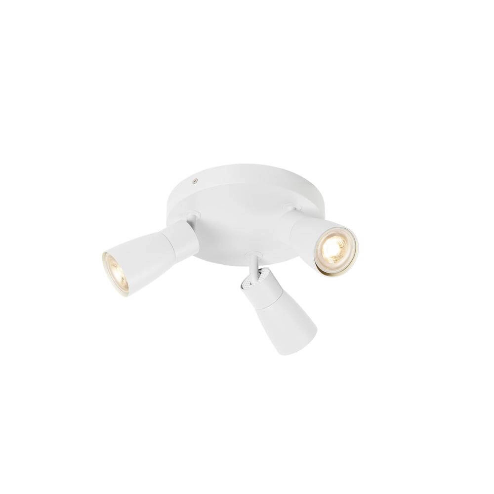 Projecteur rond Puri 2.0 Dome blanc 3 lumières