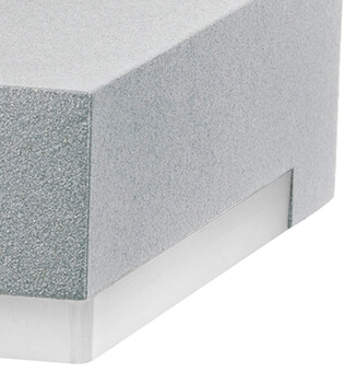 Applique LED Trion duvet 20cm gris Albert 4007235903331