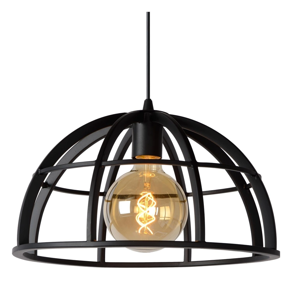 Lampe suspendue Dikra Industrial Black Lucide 5411212761002
