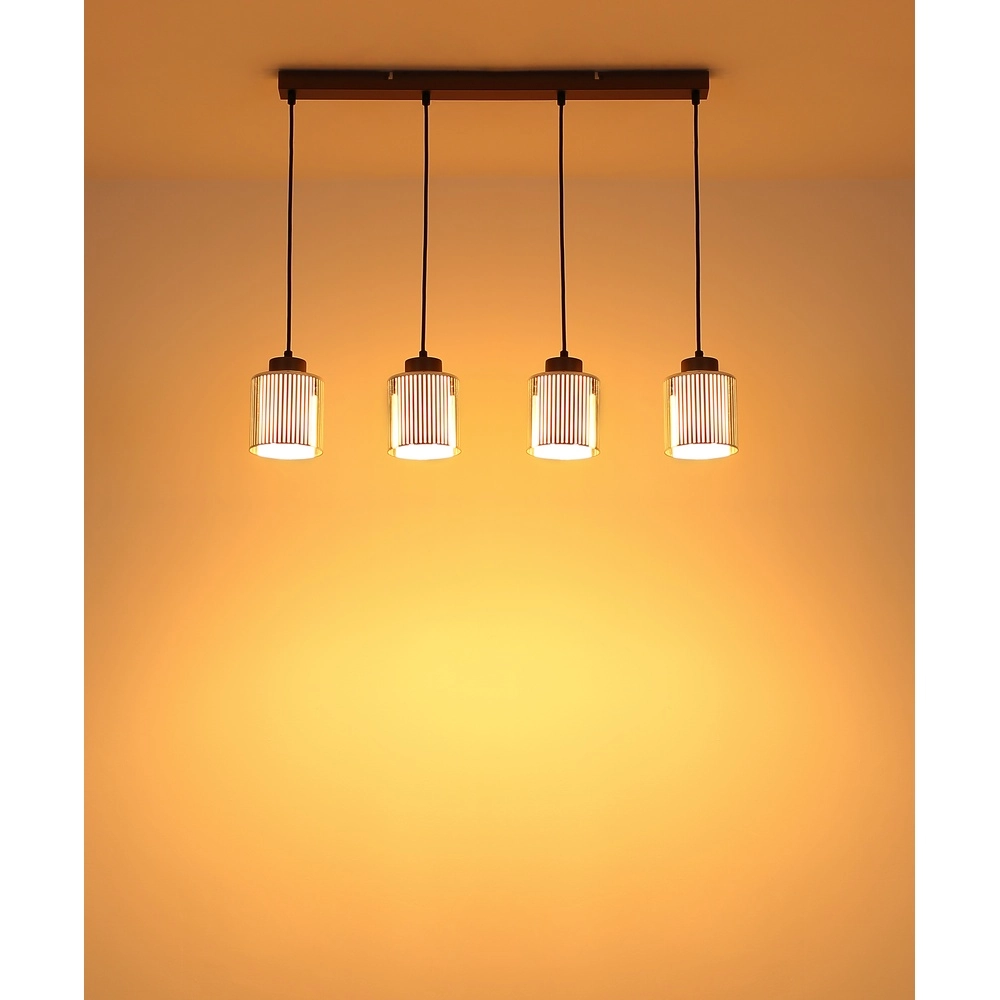 Lampe pendante de conception Felicia Quatre feux en métal canon Globo 9007371525966