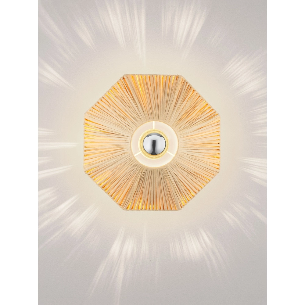 Lampe murale Japandi Elvio Ø 30cm Lyora 5212017493880