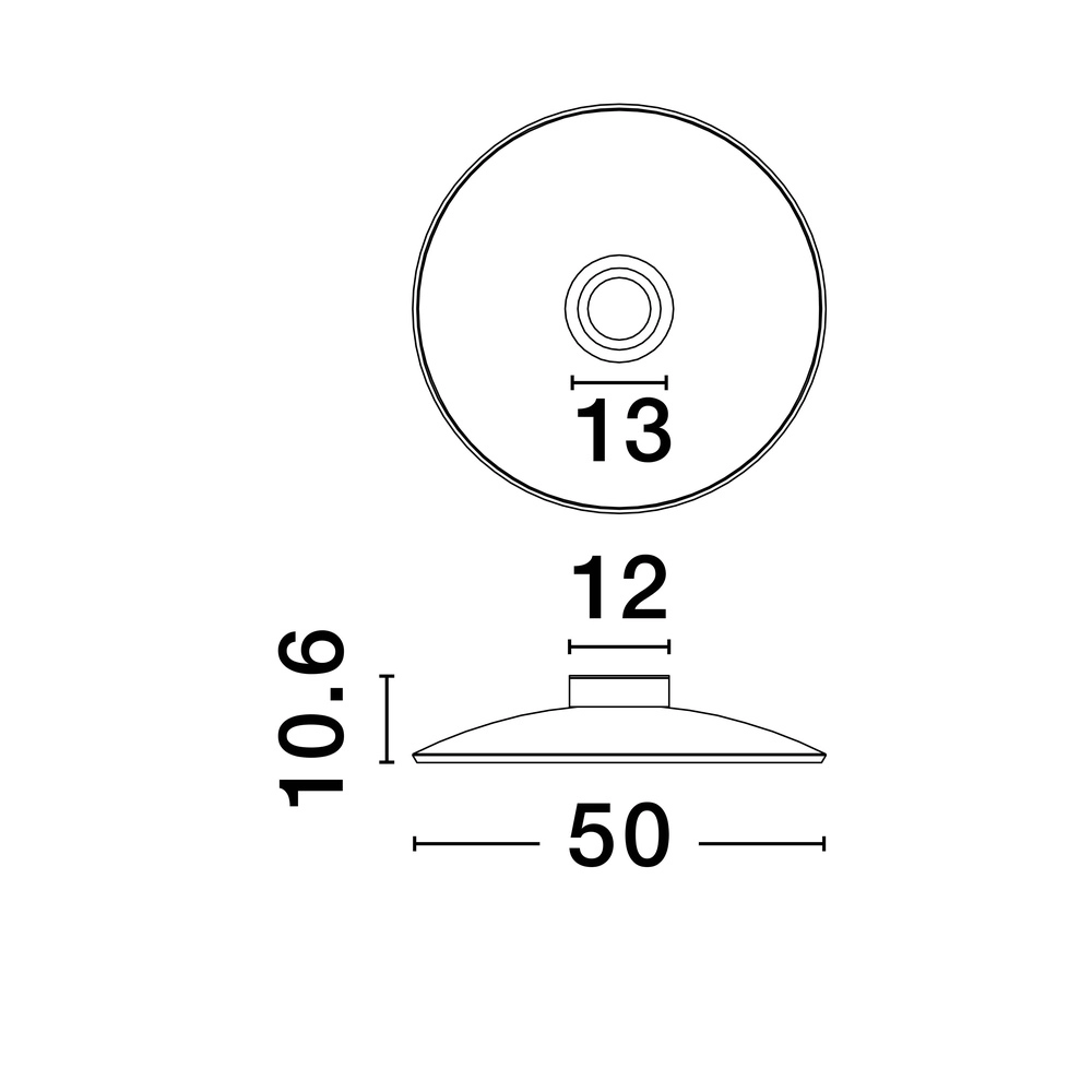 Plafonnier Esti verre marron Ø 50cm Lyora 5212017461834