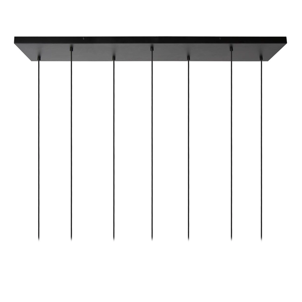 Lampe suspendue Marius Noir à 7 lumières Lucide 5411212452221