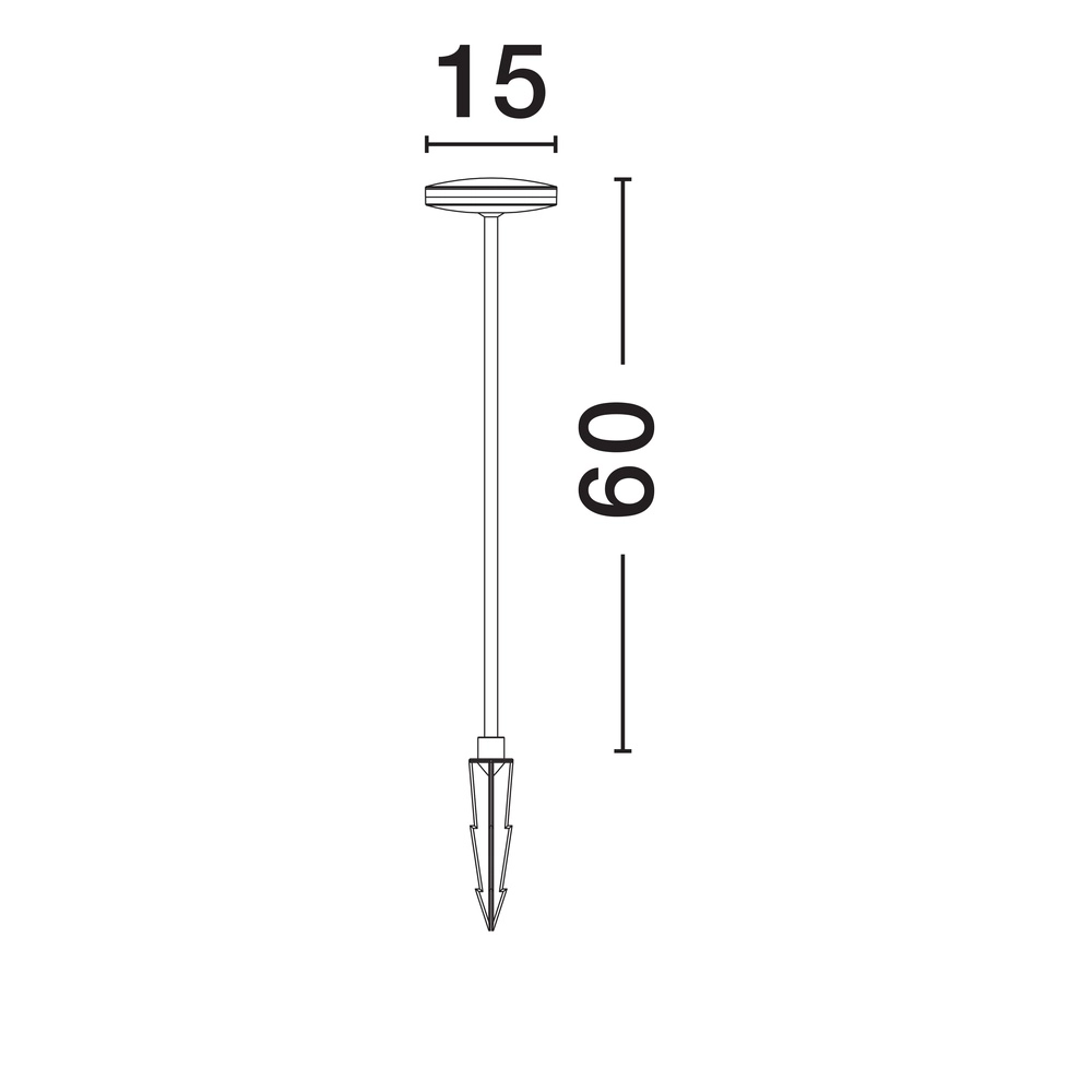 Lampe d’extérieur Nawa Motif 60cm Lyora 5212017450869