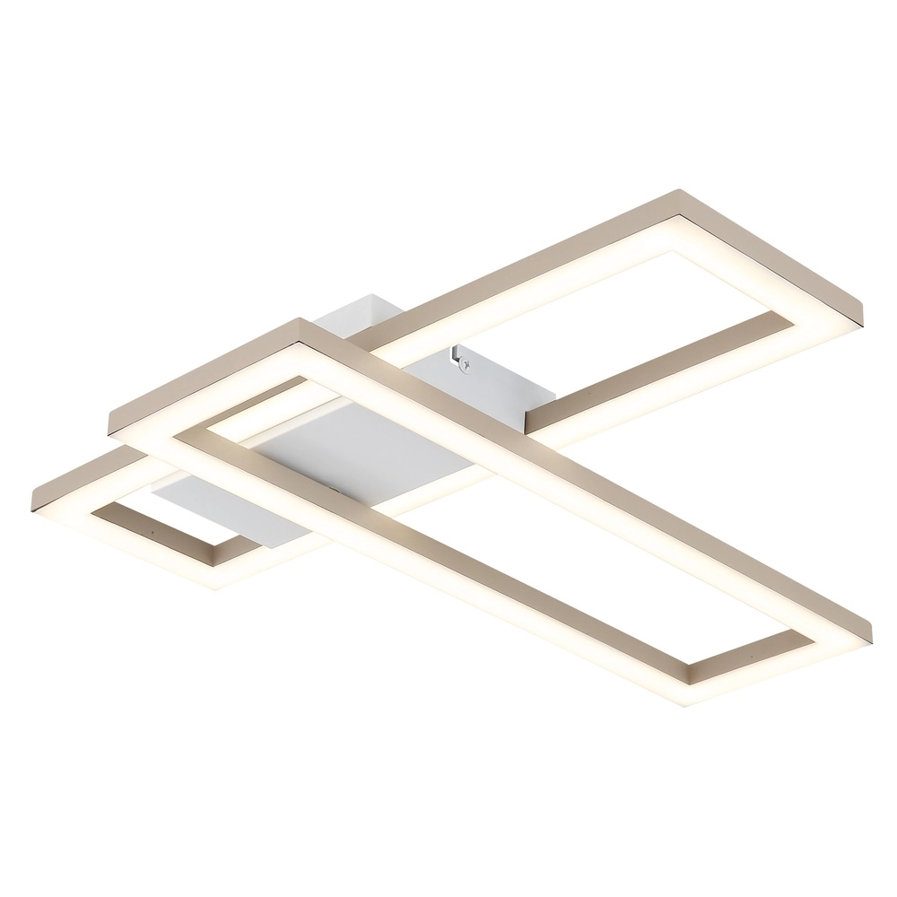 Plafonnier moderne Wilton brun sable 15.5cm Globo 9007371578801