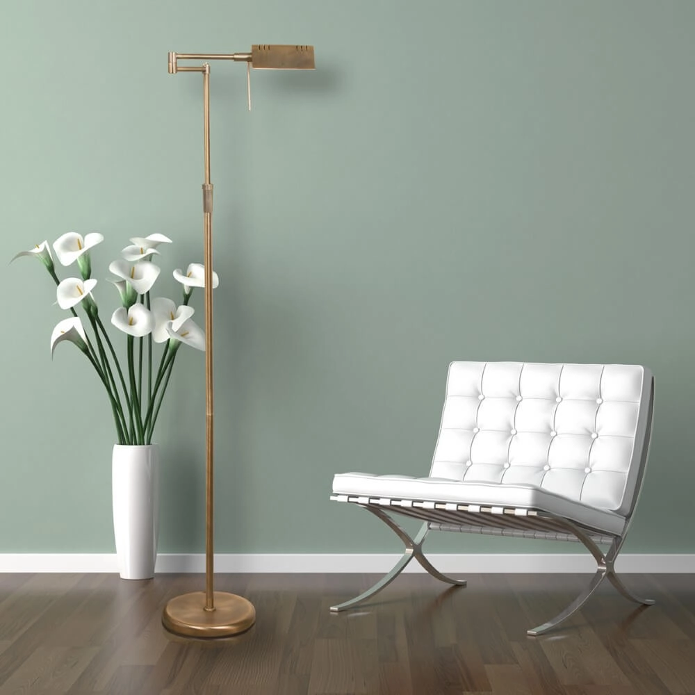 Lampadaire LED Mexlite brun bronze Steinhauer 8712746049541