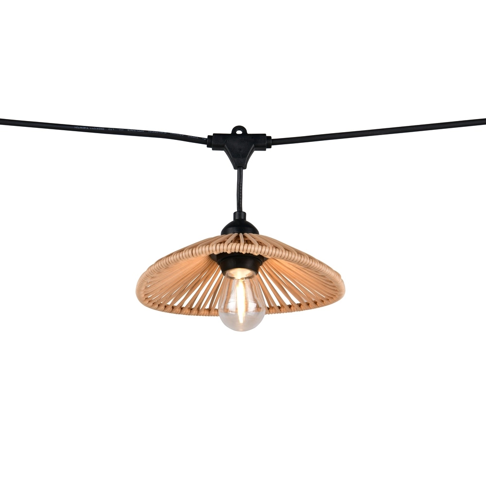 Lampes à guirlande Chain noir avec brun 600 cm Trio 4017807697612