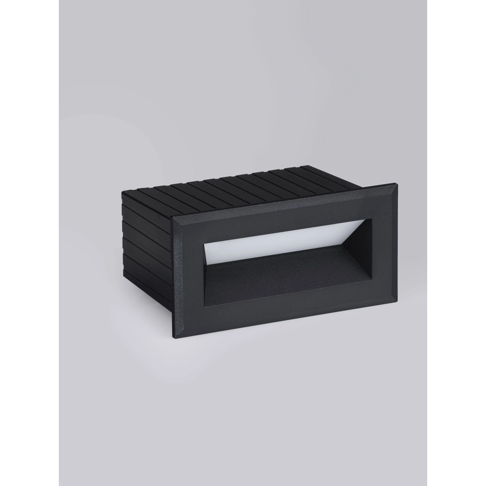 Luminaire encastré design Vivion noir Lyora 5212017453655