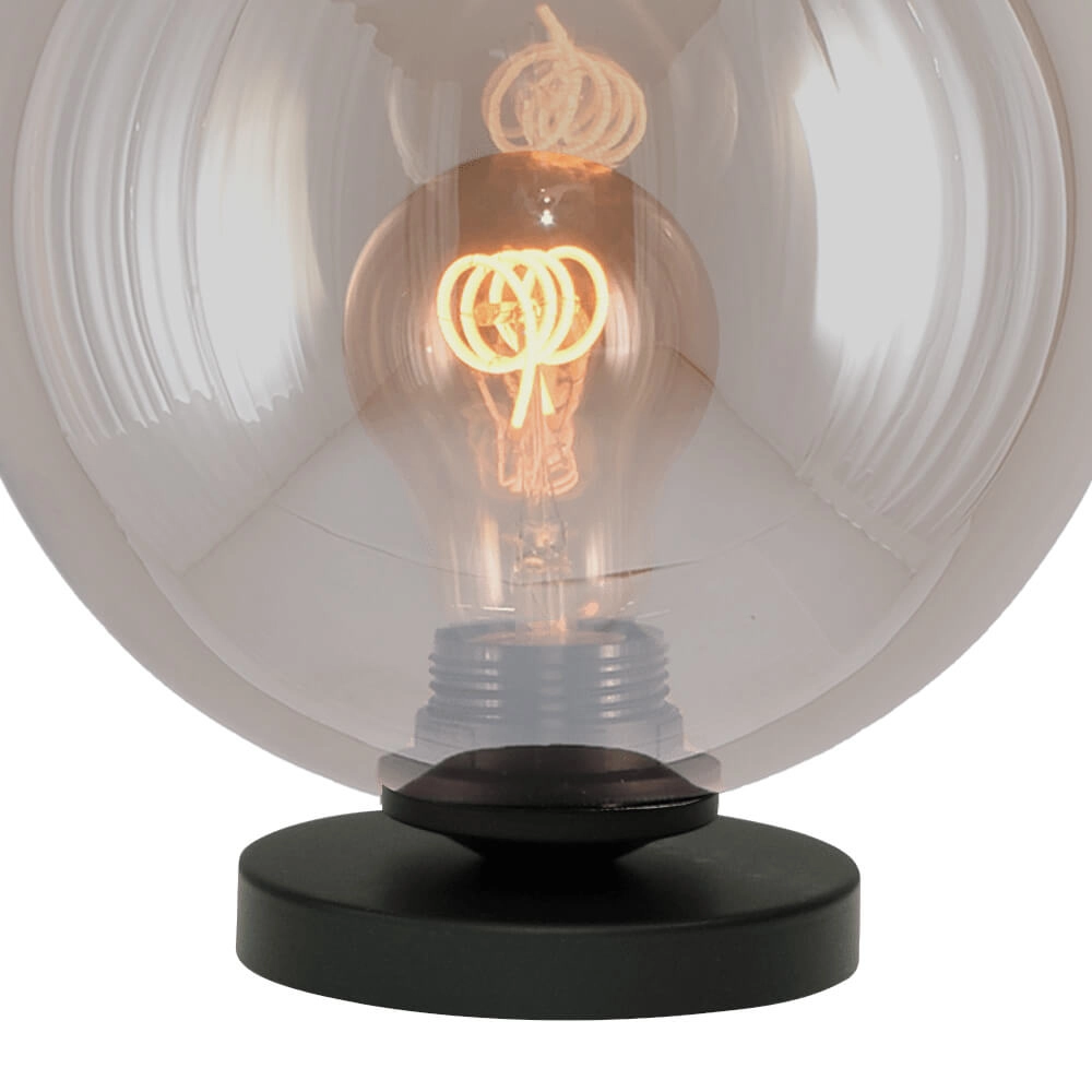 Lampe de table Bella 2 avec verre doré Ø 20 cm Masterlight 8718121340777