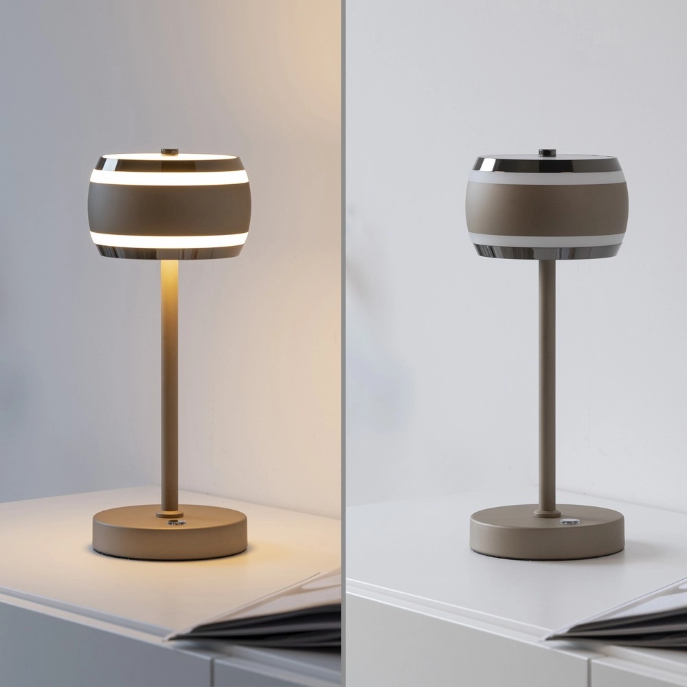 Lampe de table LED Pure Falling Rings Bronce Paul Neuhaus 4012248396629