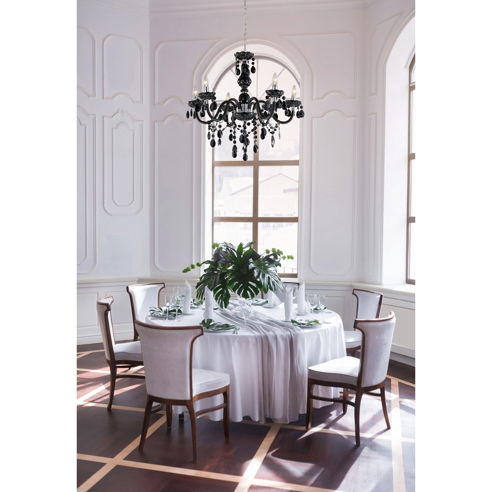 Chandelier Cuimbra I chrome noir Globo 9007371176533