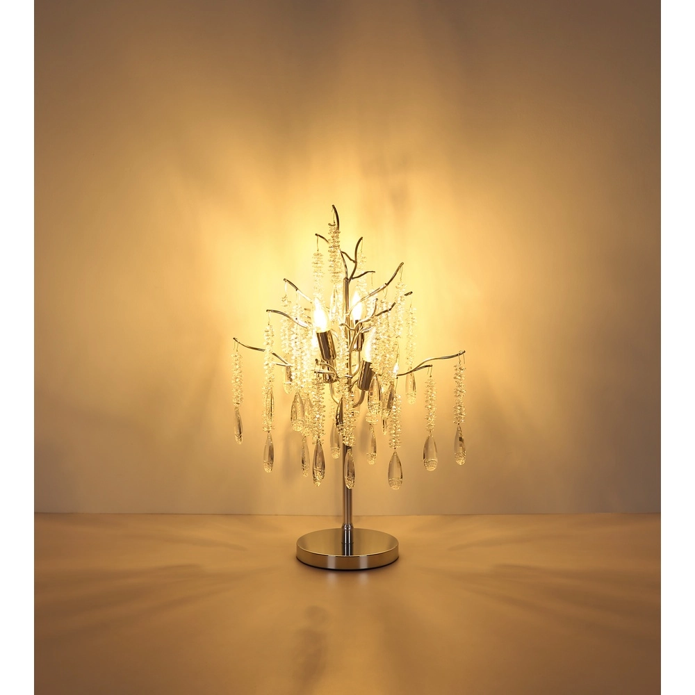 Lampe de table Kinga Gris argenté Globo 9007371579006