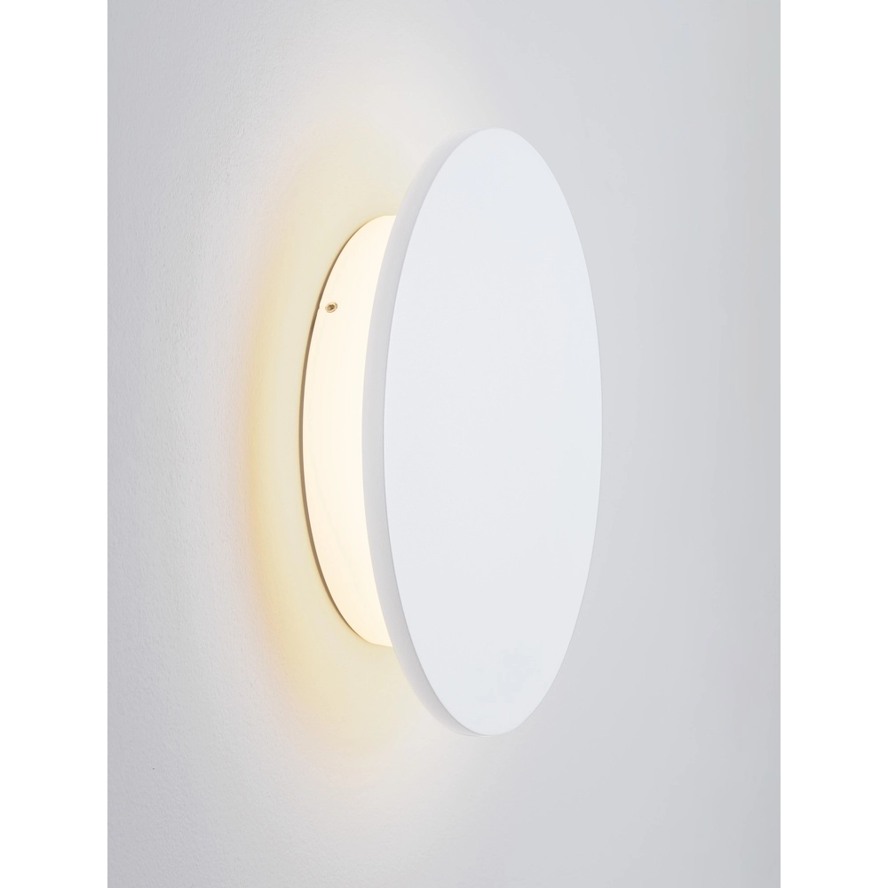 Applique murale ronde Copper blanc Ø 24cm