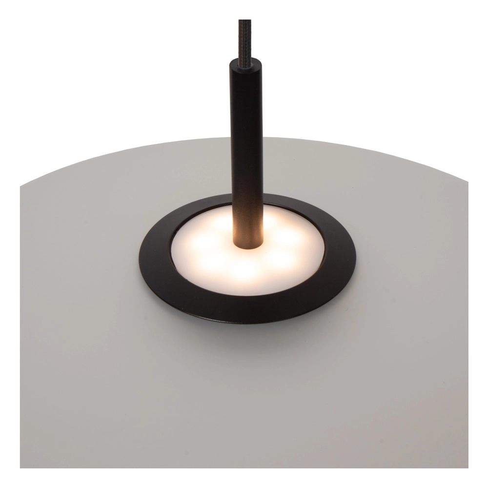 Lampe suspendue élégante Menga Ø verre blanc de 40 cm Premium by Lucide 5411212251183